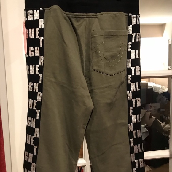 True Religion track pants men size M NWT - Picture 4 of 5